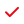 Tick icon
