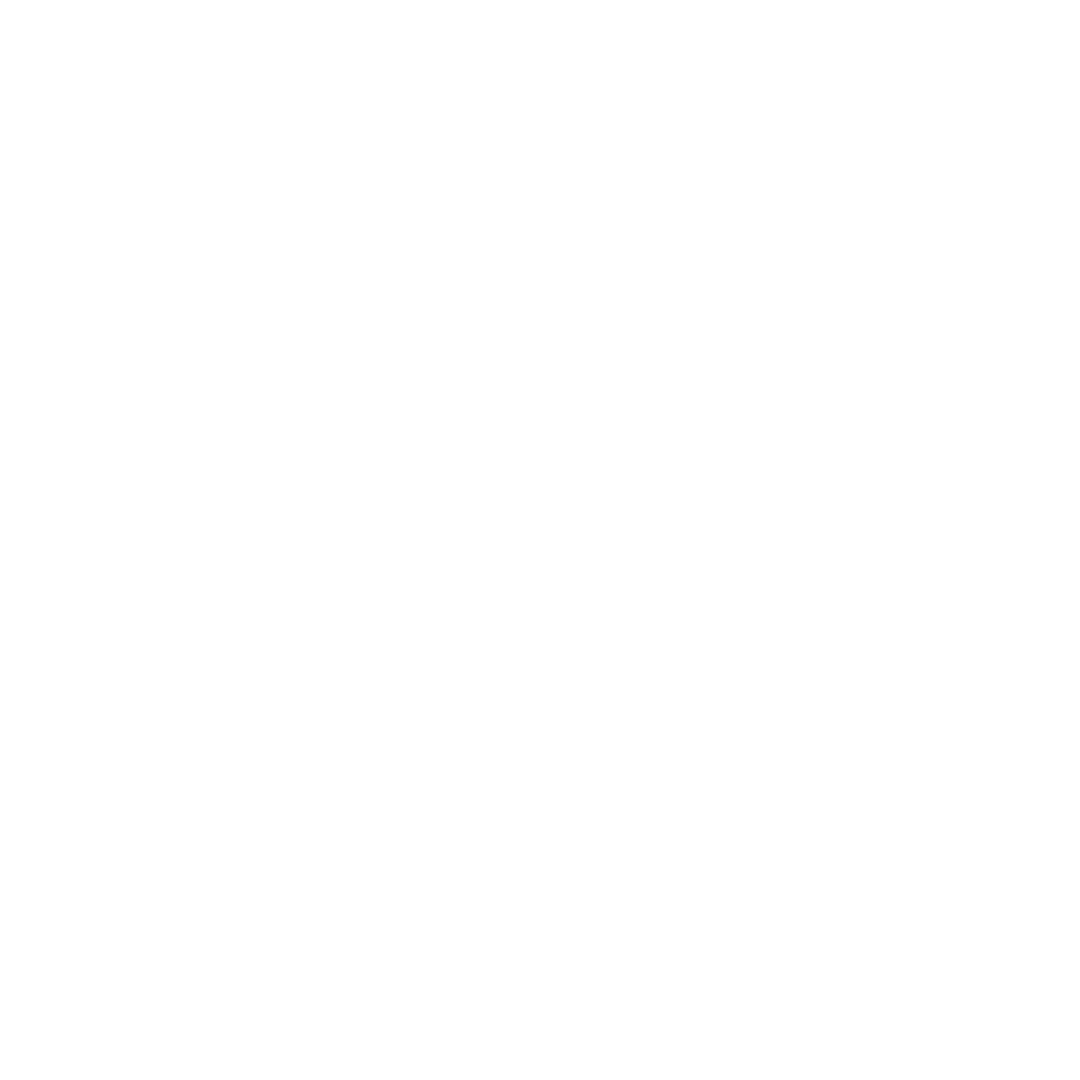 Black background with a white heart in the center, featuring a small black reflection on the left side of the heart.