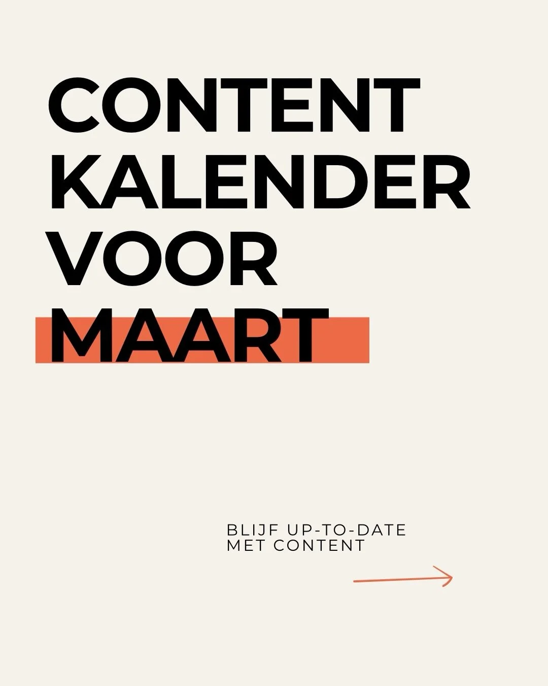 Sla deze post op als herinnering 📌✨

Maart zit vol mooie inhakers die je content net dat extra
haakje geven🧡 Dit is het moment om vooruit te plannen en zichtbaar te zijn.

Gebruik deze dagen voor:
* extra engagement
* een passende actie of aanbiedi