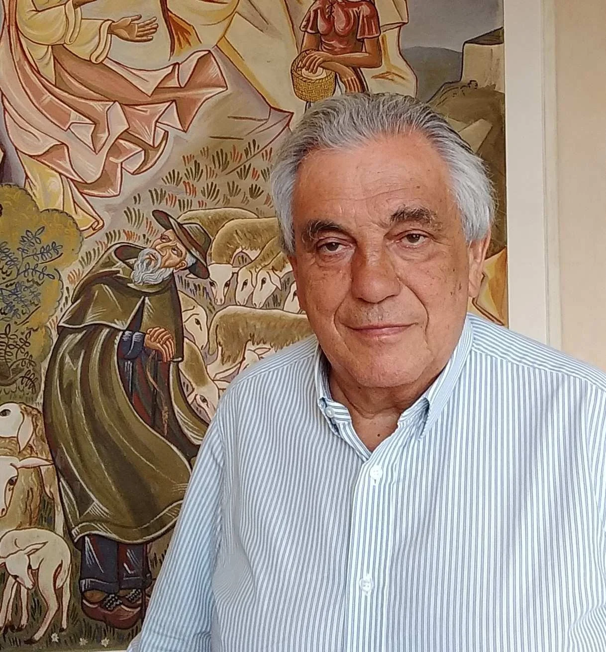 Bernard Sirgue, mayor of Roquefort-sur-Soulzon since 1989, newly-elected in 2020.