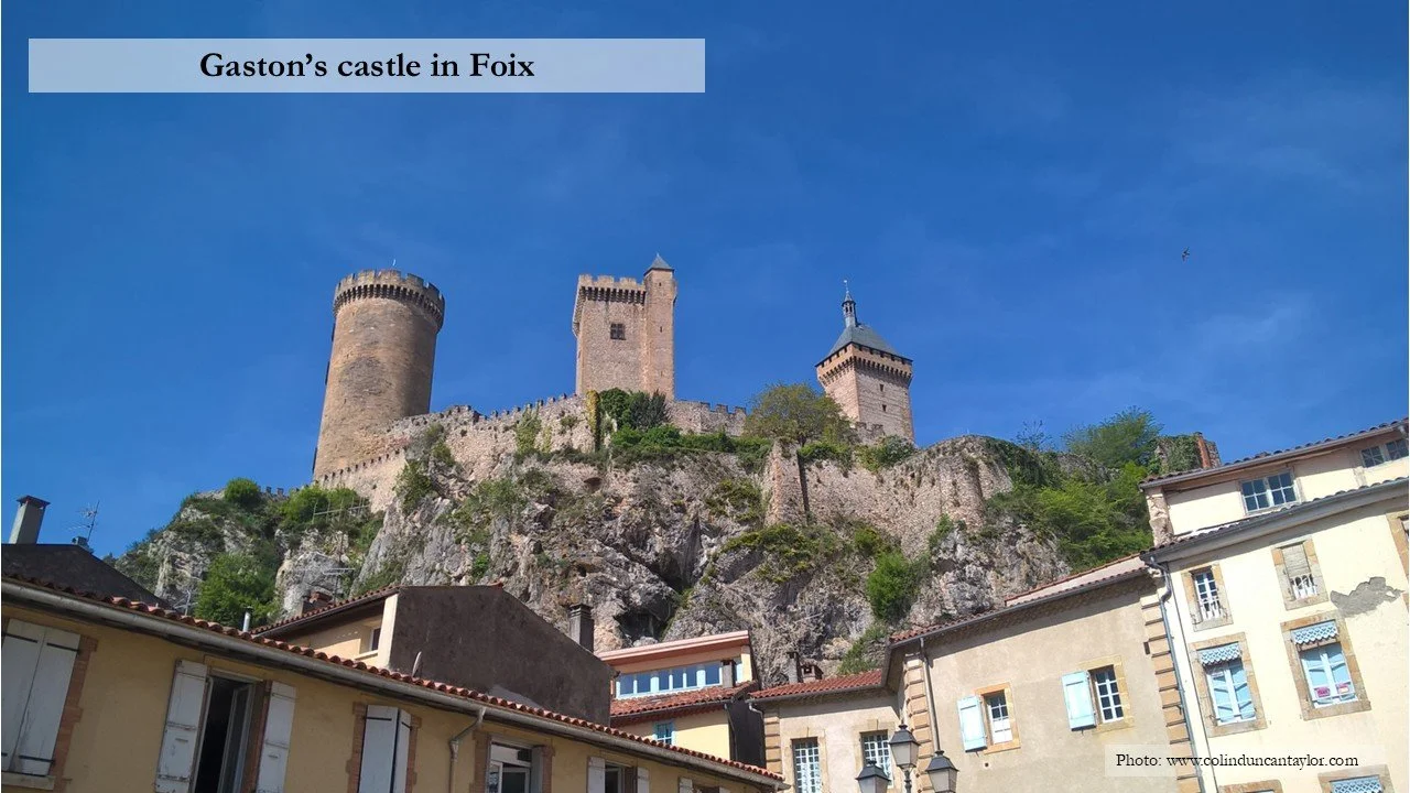 The castle of the counts of Foix in Foix.