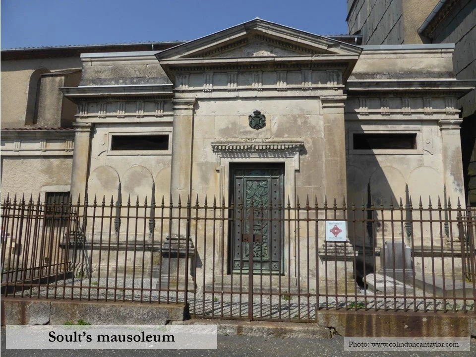 External view of Marshal Soult's mausoleum in Saint-Amans-Soult.