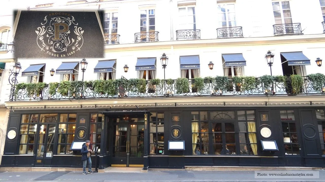 THE OLDEST CAFÉ IN PARIS AND THE STORY OF ICE CREAM / Discover how ice cream helped a young Italian establish a cafe in 1686 that was frequented by Voltaire, Rousseau, Benjamin Franklin, Thomas Jefferson, Danton and Robespierre.