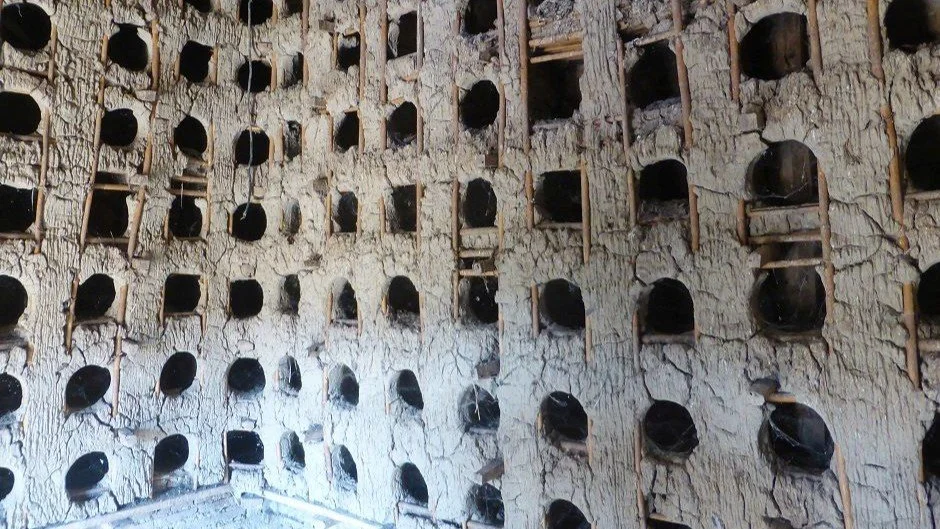 A RARE LOOK INSIDE A PIGEONNIER OR DOVECOTE / A local historian told me about a pigeonnier which, he assured me, was the most fascinating example he had ever been inside. I took a short drive over to Saint-Germain-des-Prés near Puylaurens, and then o