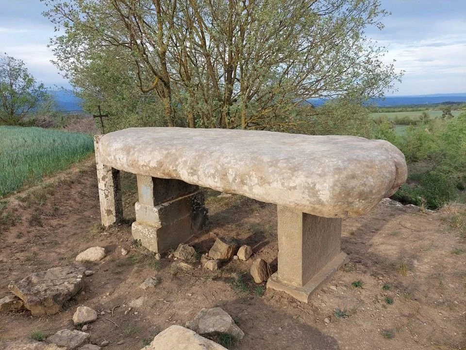 Statue-menhir of El Miracle, Spain turned into an altar!