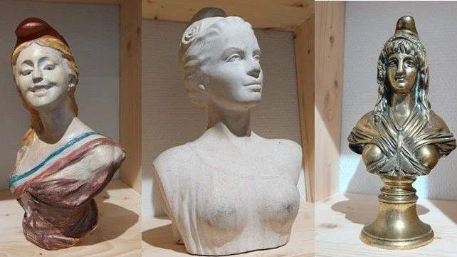 MARIANNE, SYMBOL OF THE FRENCH REPUBLIC / Marianne was not a real person. In 1792, she was dreamt up for a song, rather like Eleanor Rigby or Maggie May. Today in France, you will find her image on coins, postage stamps and government documents, and 