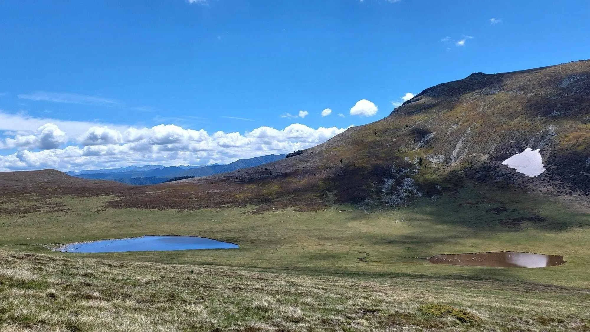 View of the Unarde plateau in the French Pyrenees.