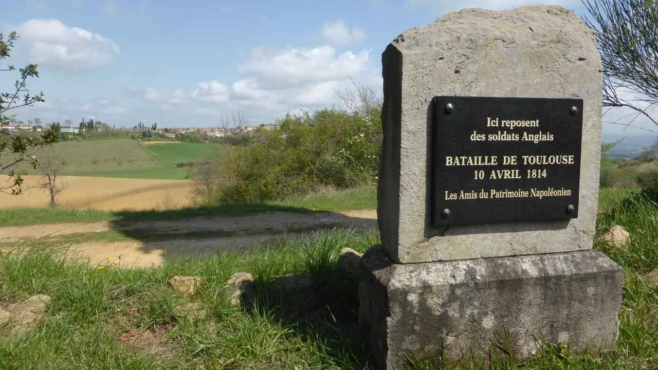 Memorial stone in the English Cemetry of Saint-Félix-Lauragais.