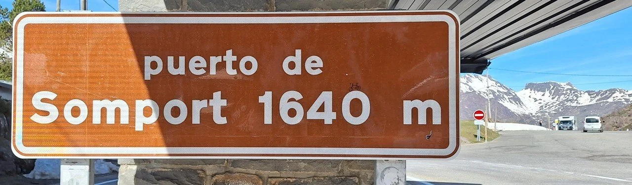 Somport pass in the Pyrenees.