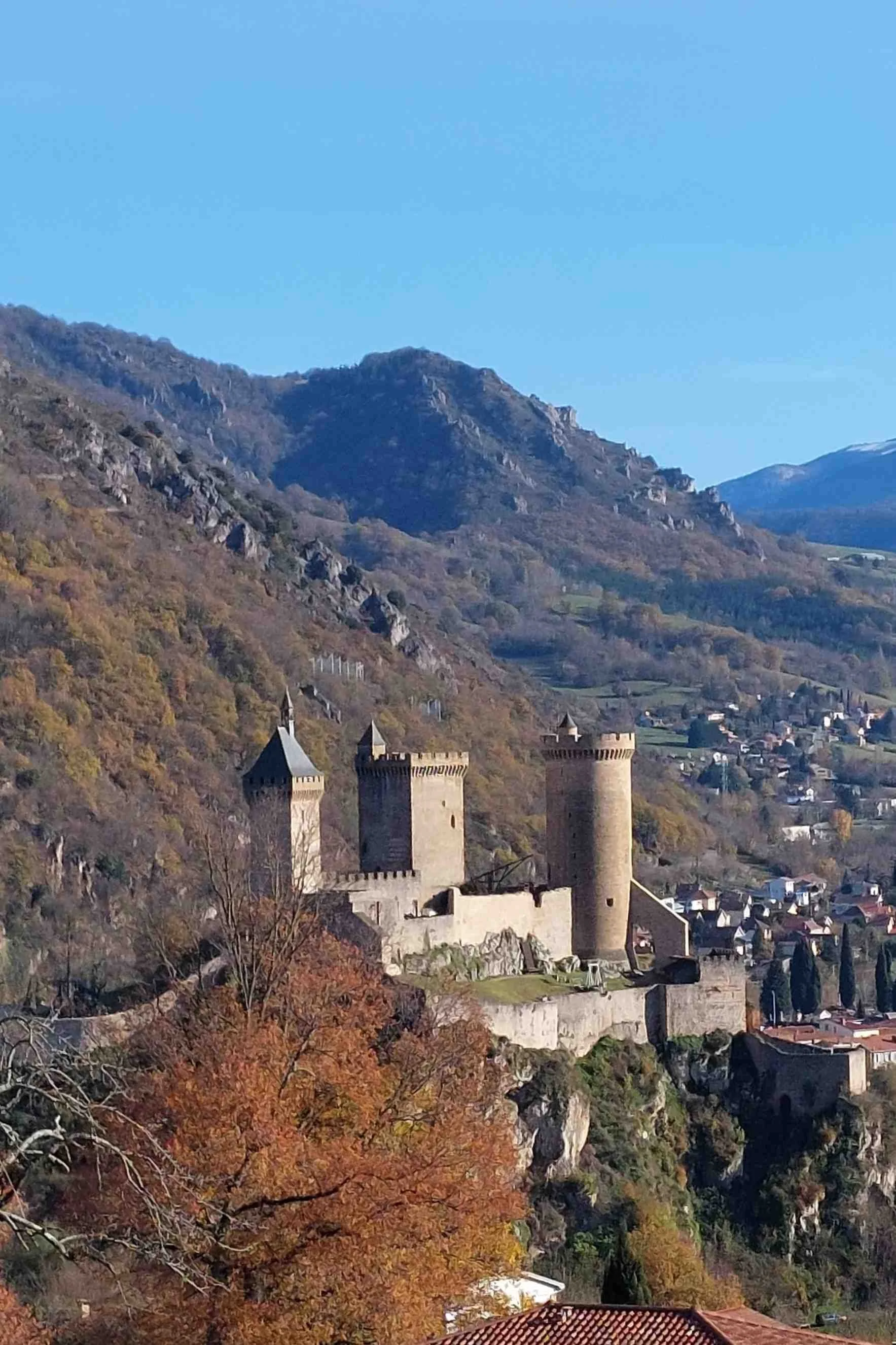 View of Chateau de Foix, 2025.