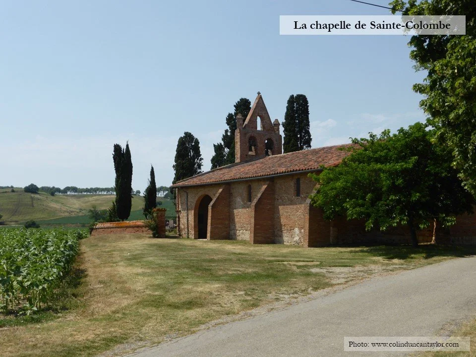 The chapel of Saint Colombe near Baziège.