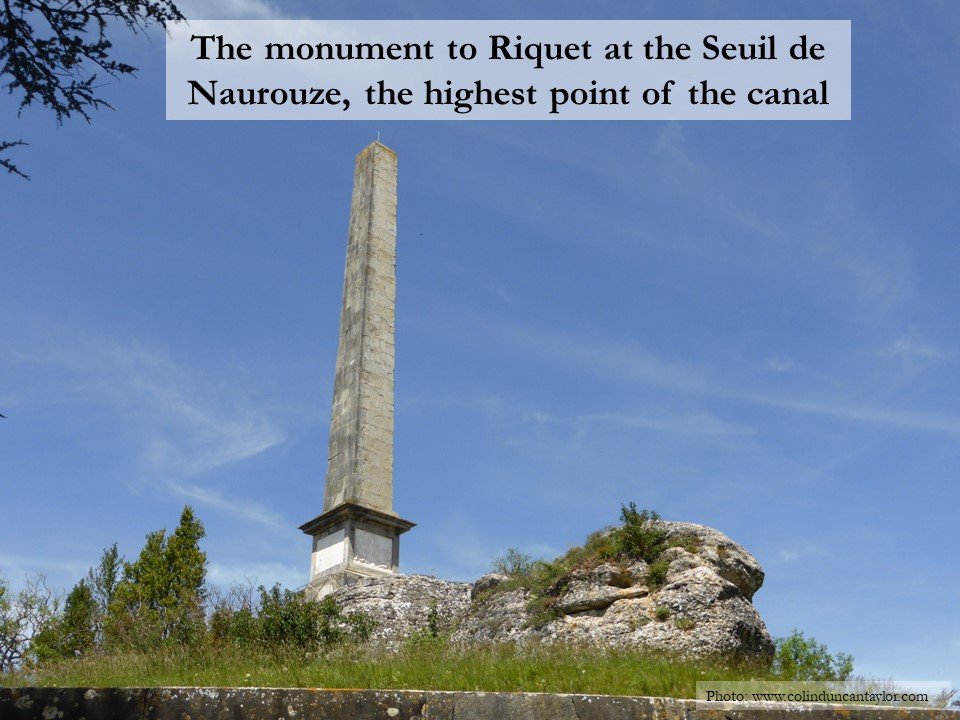 Riquet's monument at Naurouze.