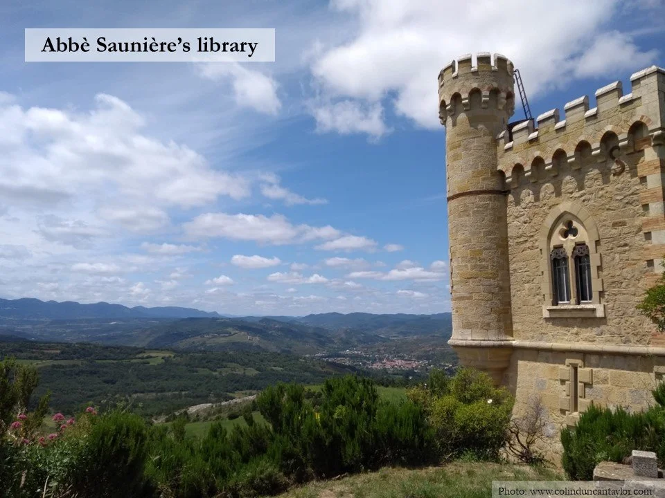 The castle-like library built in Rennes-le-Château by the priest Abbè Saunière.