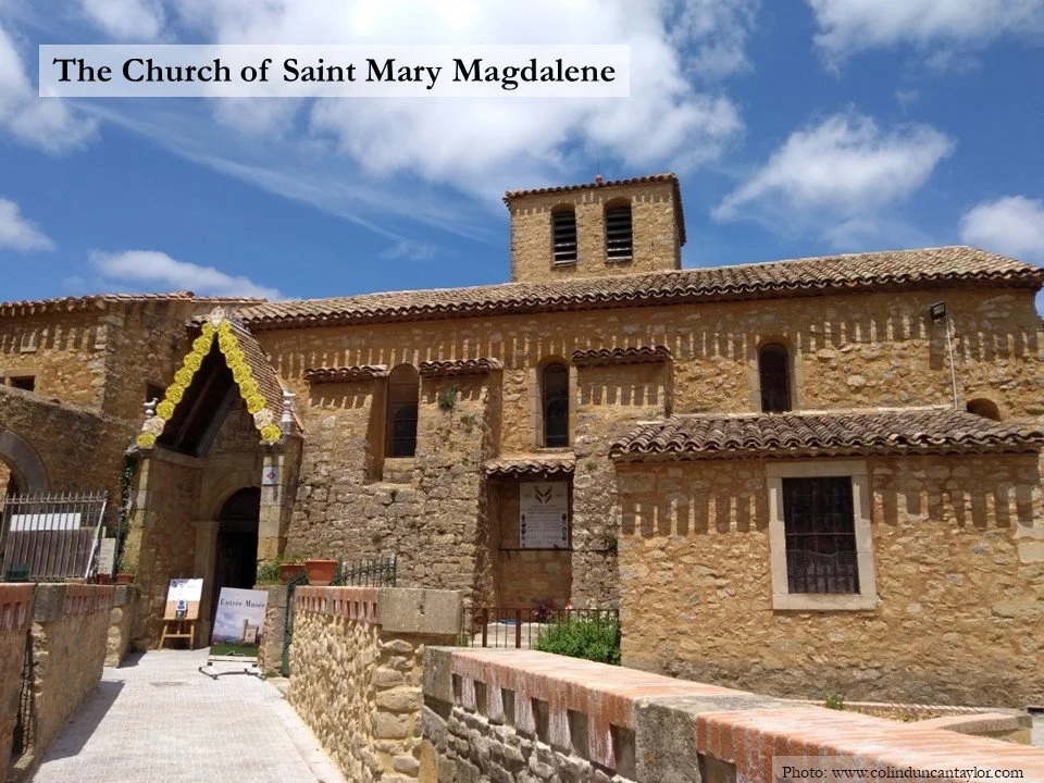 External view of the Church of Saint Mary Magdalene in Rennes-le-Château.