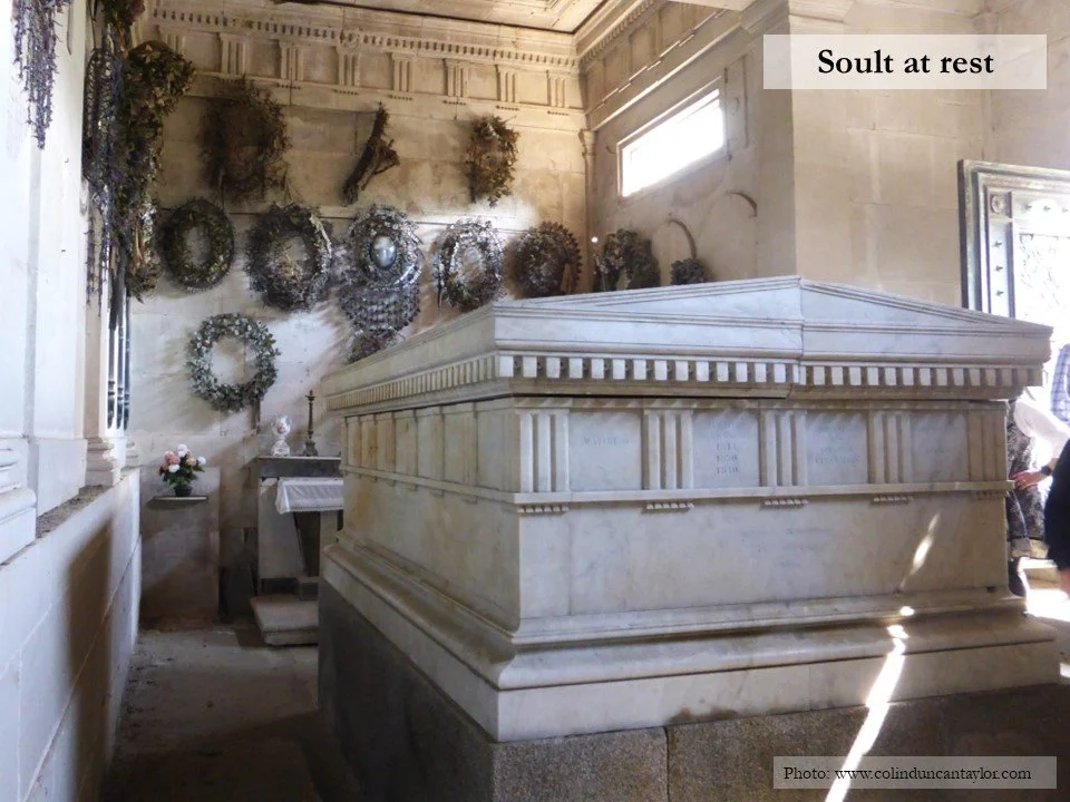 Interior view of Marshal Soult's mausoleum.