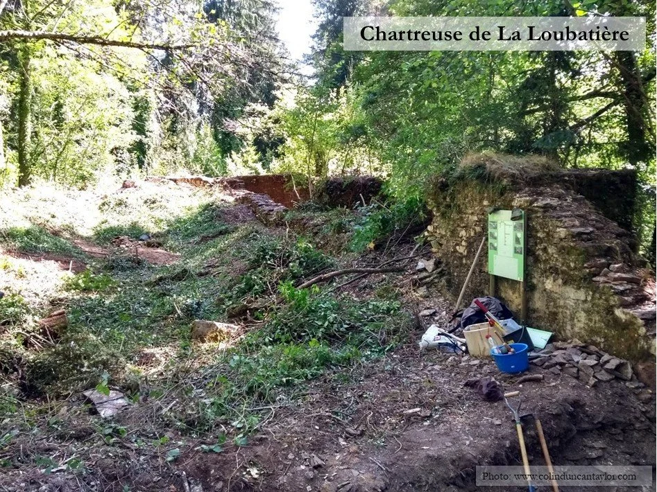 Excavations at the monastery of Chartreuse de La Loubatière in the Montagne Noire.