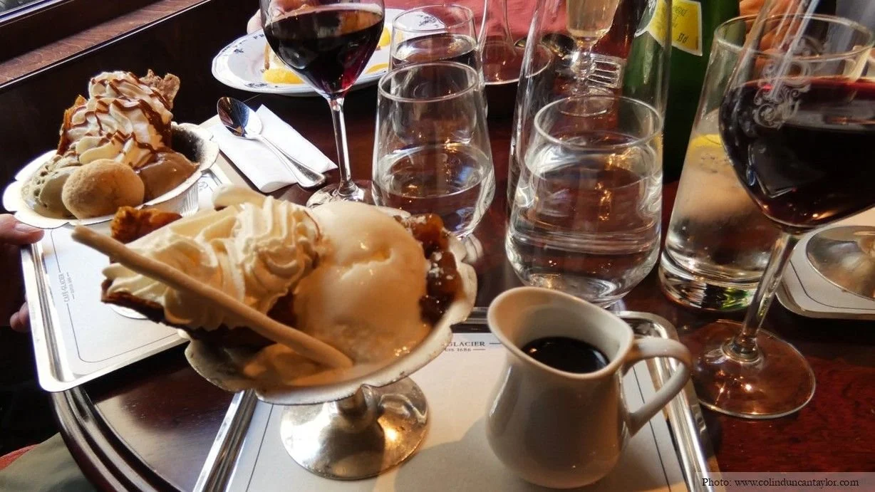 Le Procope is famouse for its ice cream.