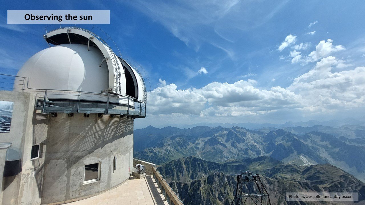 One of the observatories on top of the Pic du Midi de Bigorre.