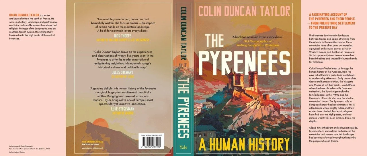 Full cover design for The Pyrenees A Human History.