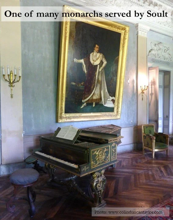 Oil painting of Napoleon in the Château de Soult-Berg.