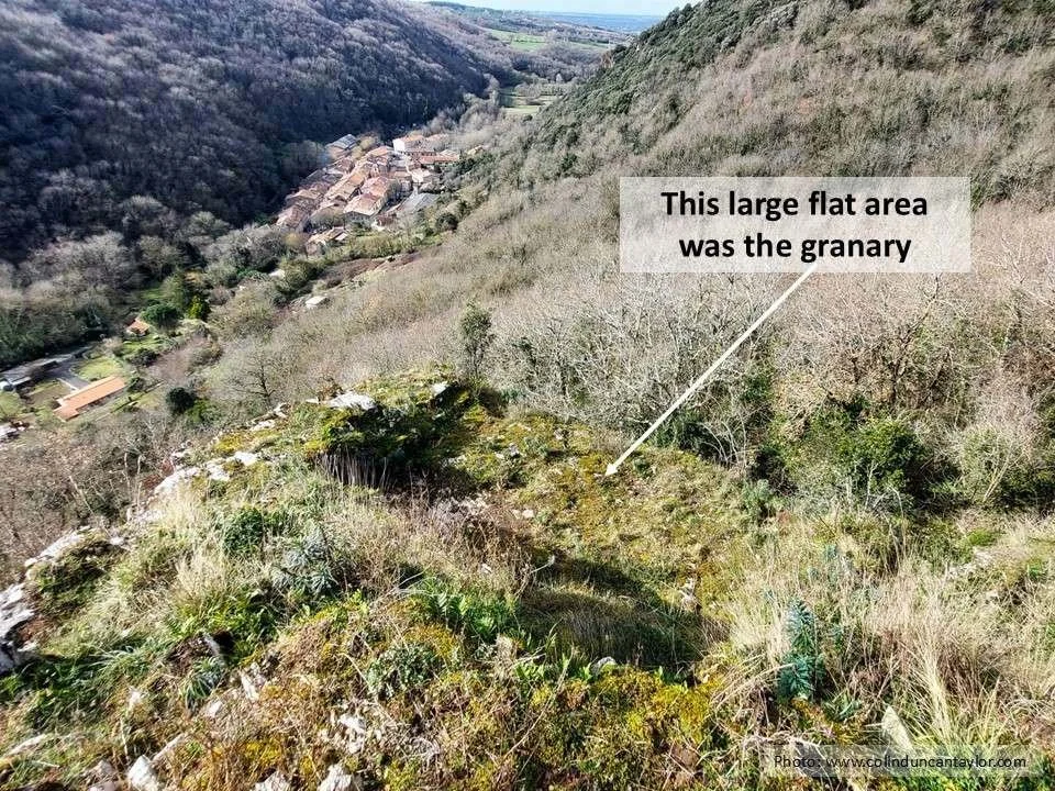 The site of a medieval granary in Castler where 400,000 carbonised seeds were discovered by archaeologists.