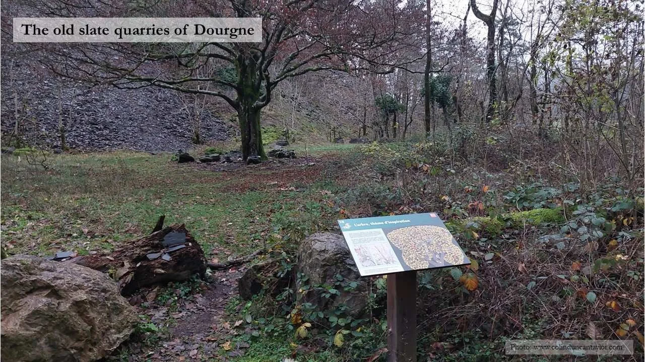 The old slate quarries of Dourgne in the Montagne Noire.
