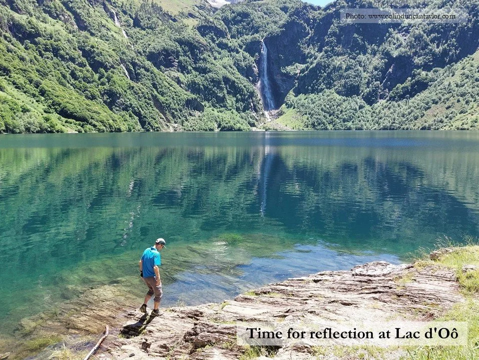 Author Colin Duncan Taylor at Lac d'Oo in the French Pyrenees.