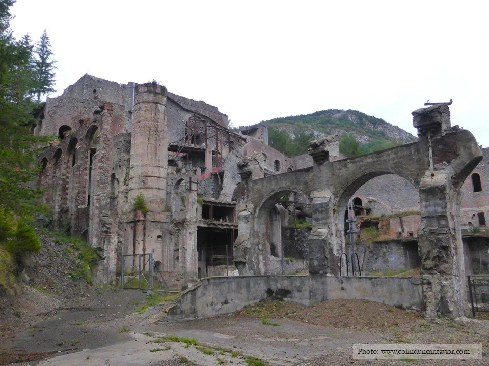 The Asland cement factory-museum near La Pobla de Lillet.