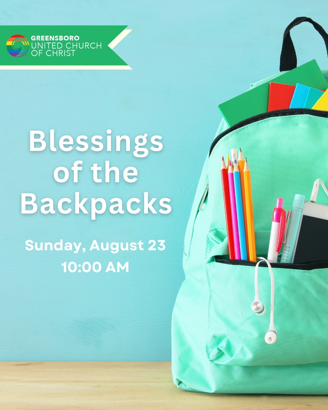 8/23 - Blessings of the Backpacks