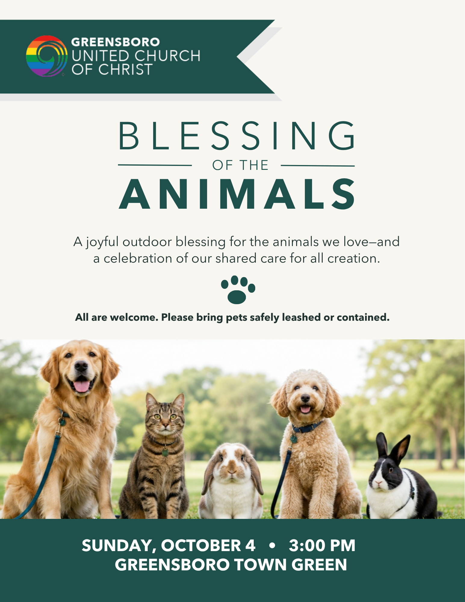10/4 Blessing of the Animals