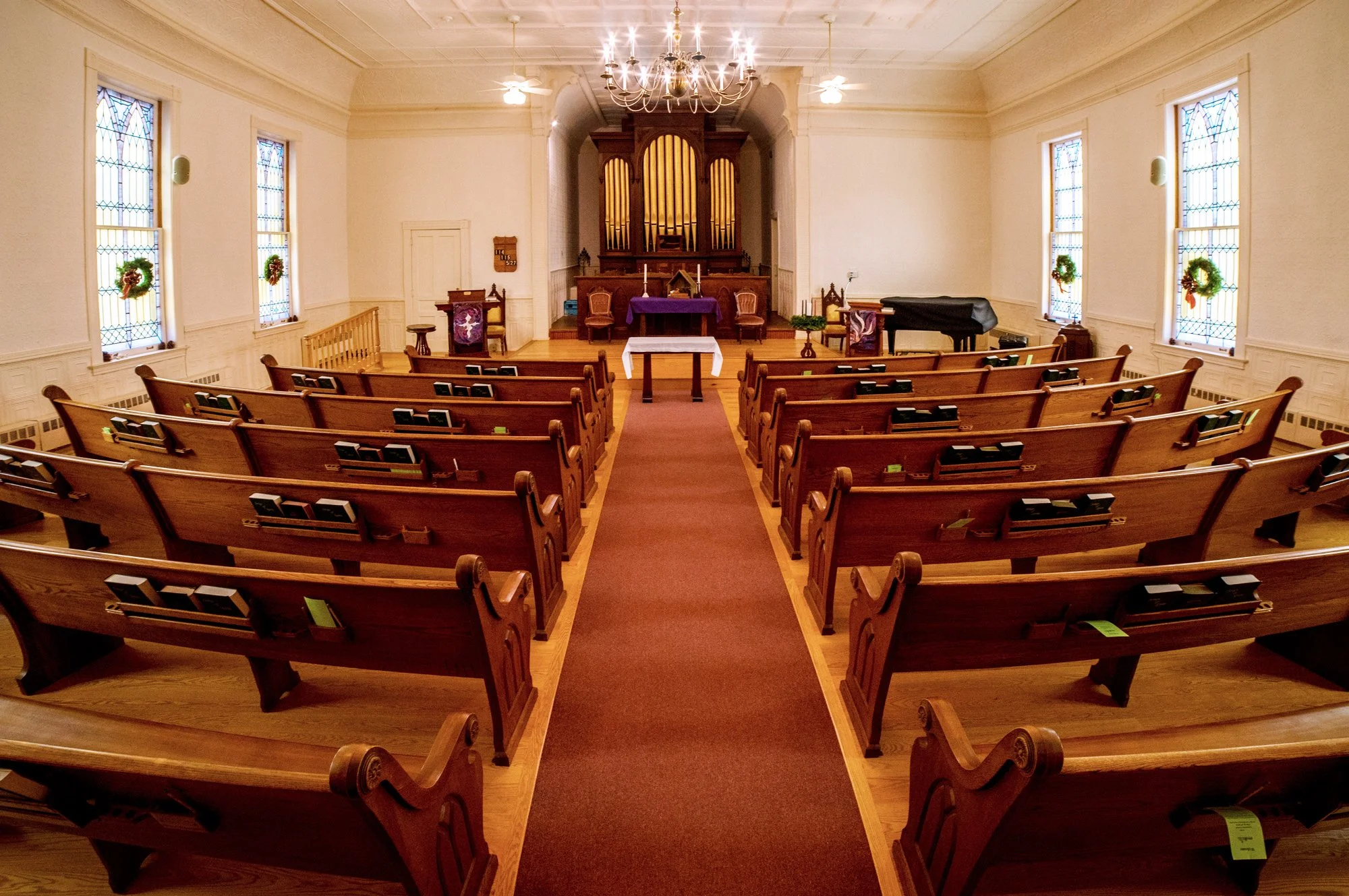 Sanctuary from the back