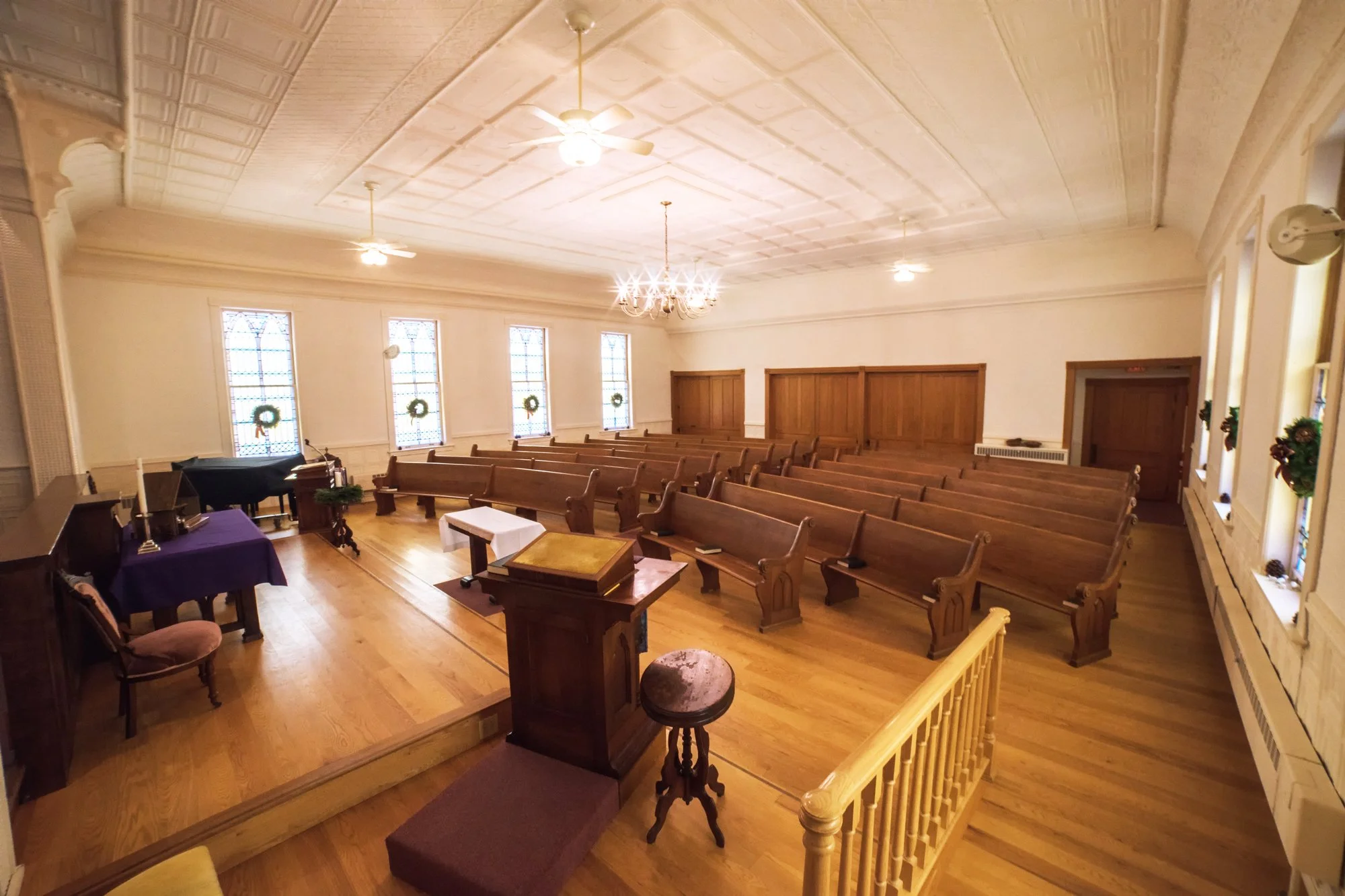 Sanctuary from the pulpit