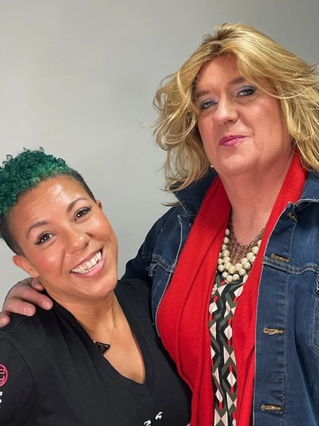 Trans makeup application