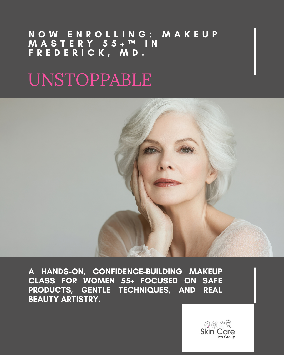 Mature Woman Makeup Class