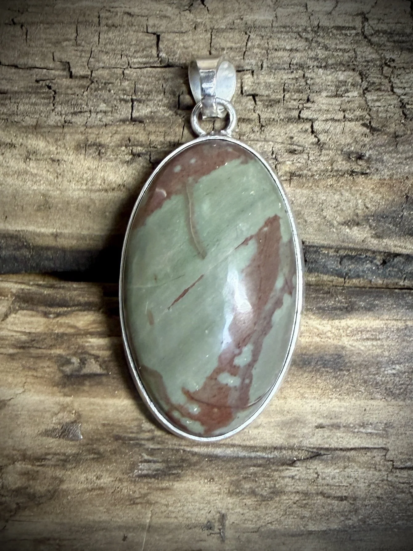Sterling Silver Pendant - Auchmithie Dendritic Jasper