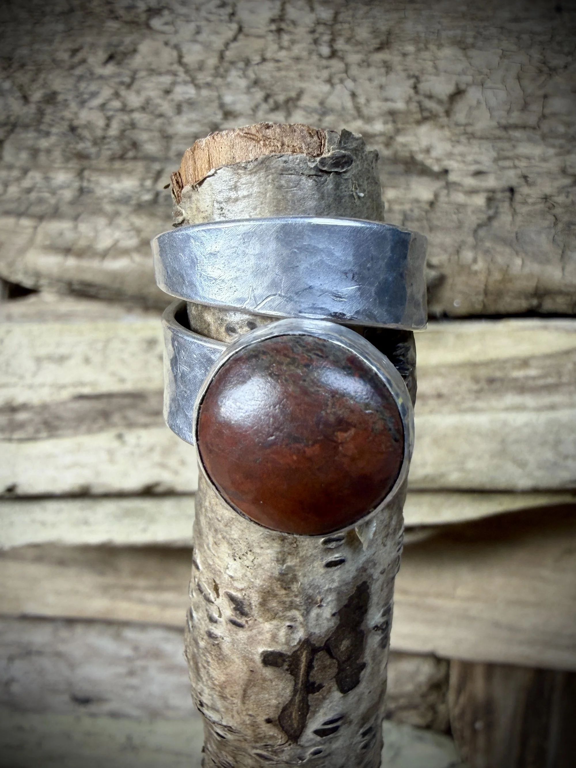Sterling Silver Ring - Skye Jasper
