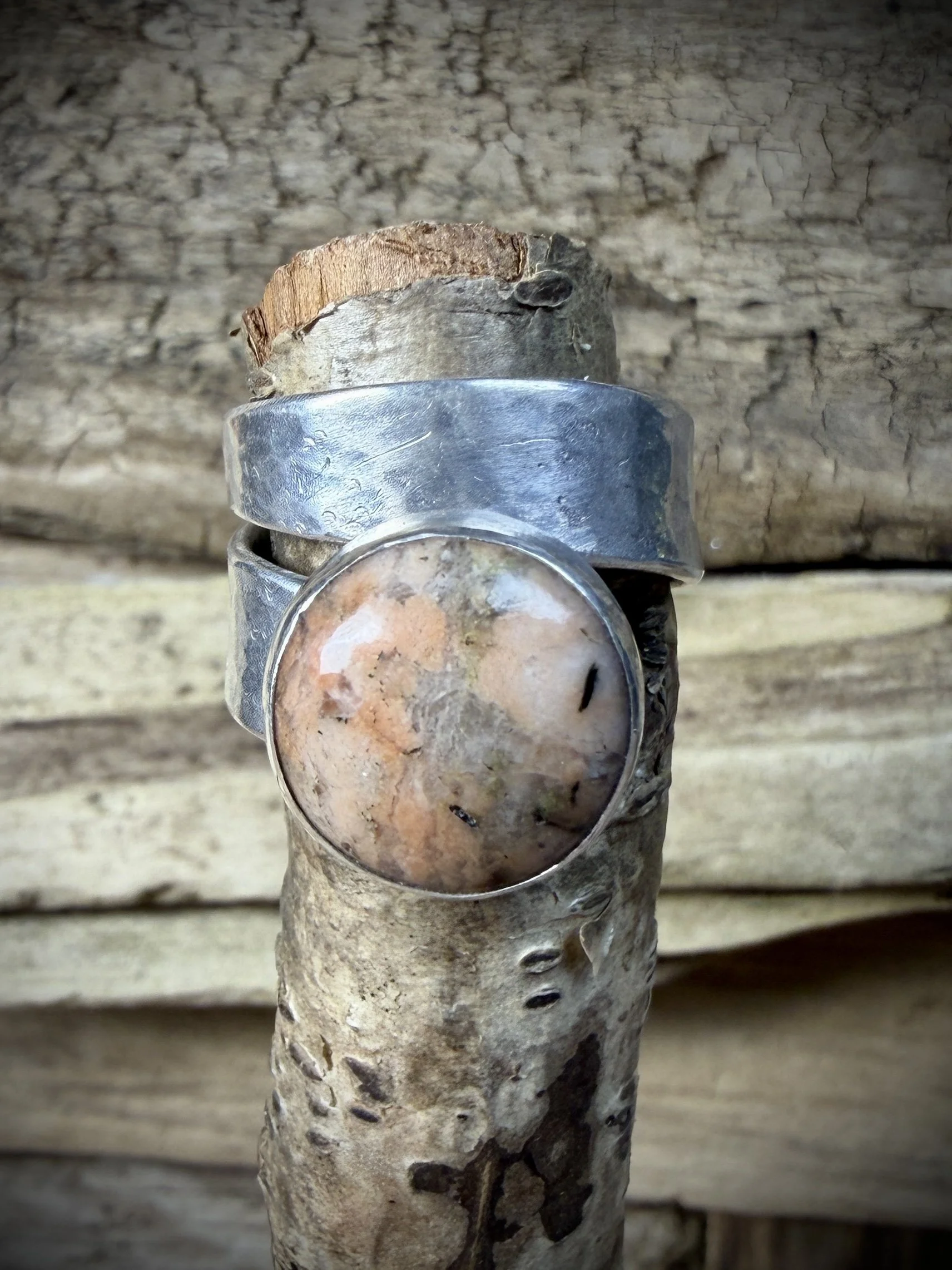 Sterling Silver Ring - Skye Gneiss