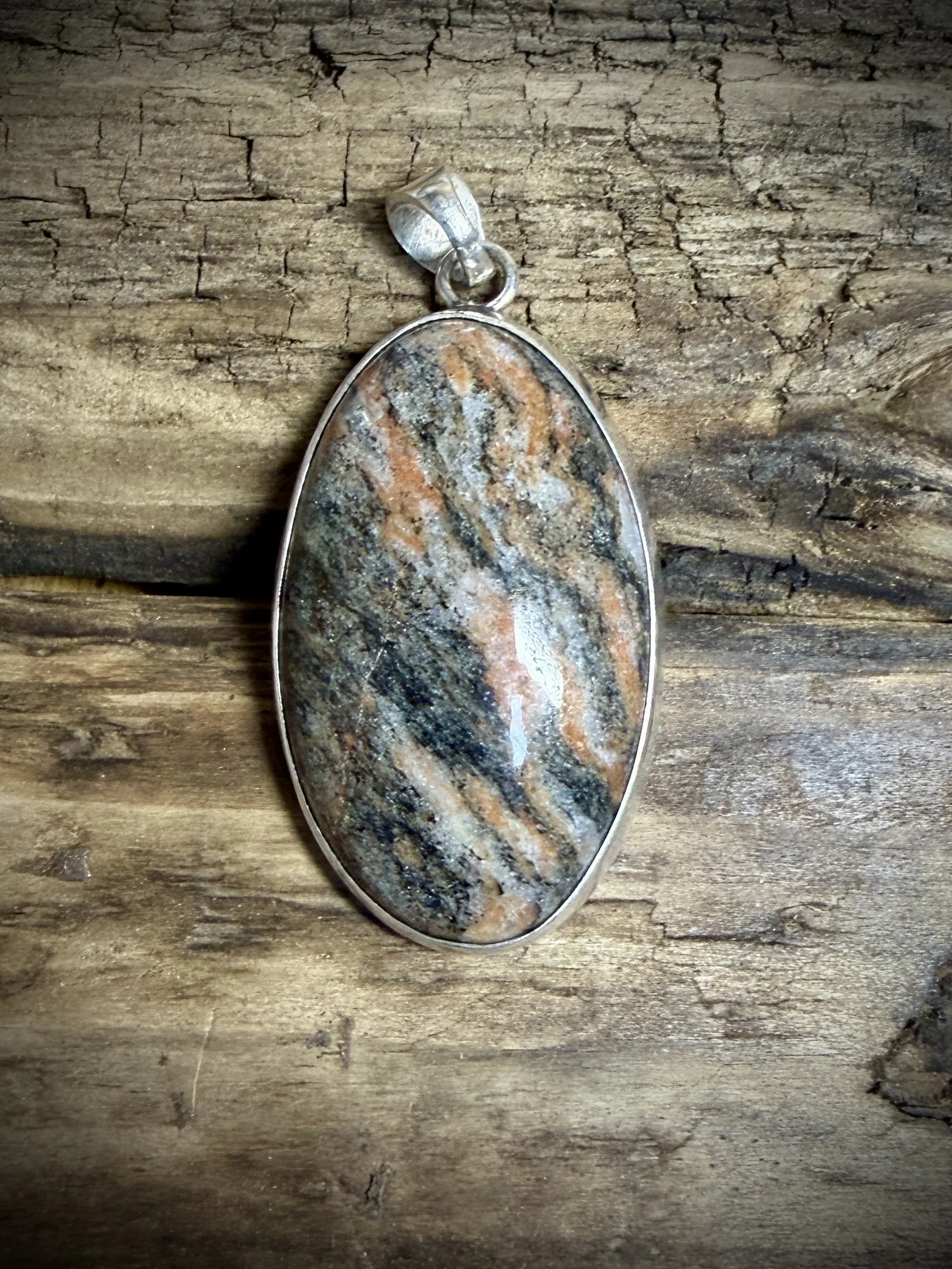 Sterling Silver Pendant - Skye Gneiss
