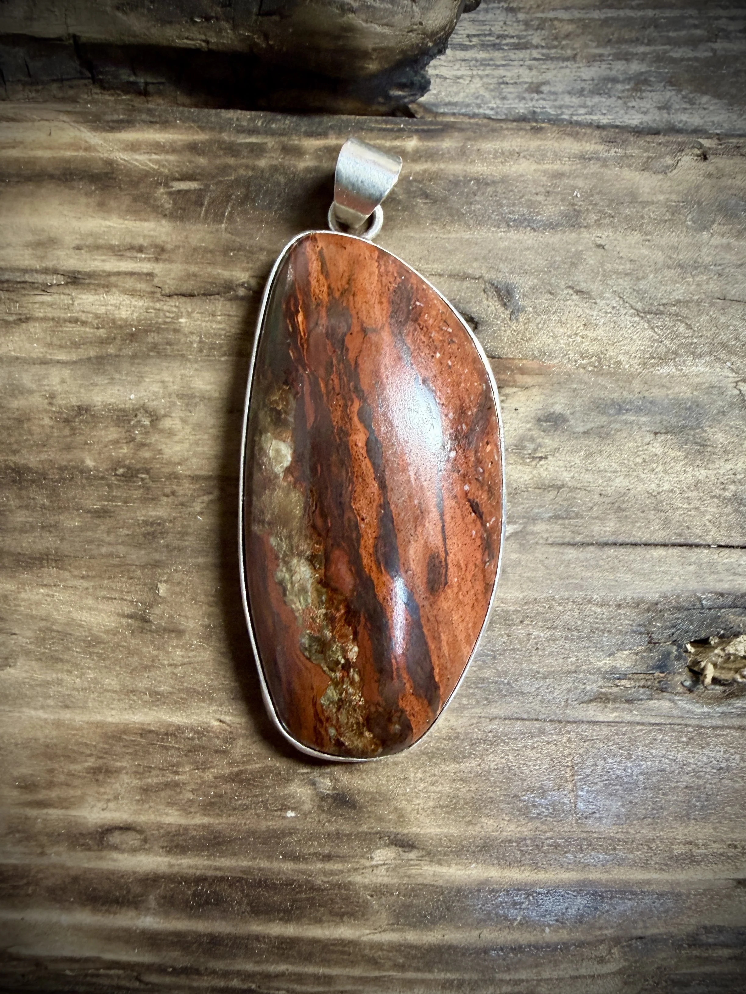 Sterling Silver Pendant - Skye Brecciated Jasper