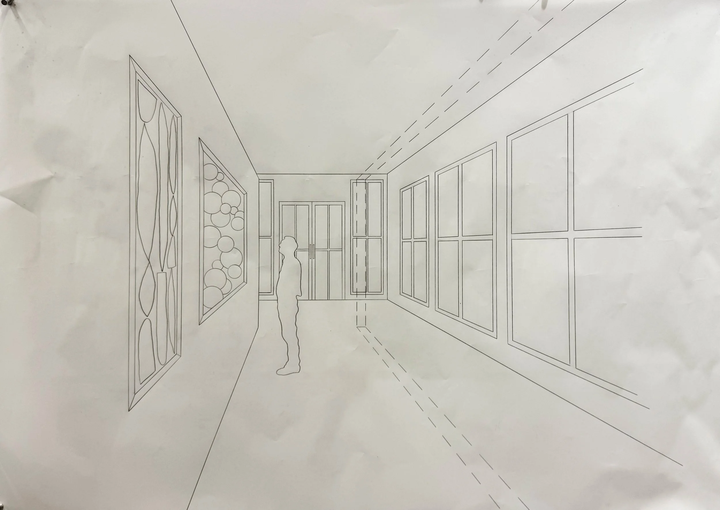 Home Office and Gallery First Floor Plan