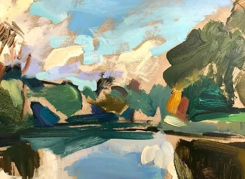 Fonthill autumn abstract,

oil on canvas,

30cm x 40cm