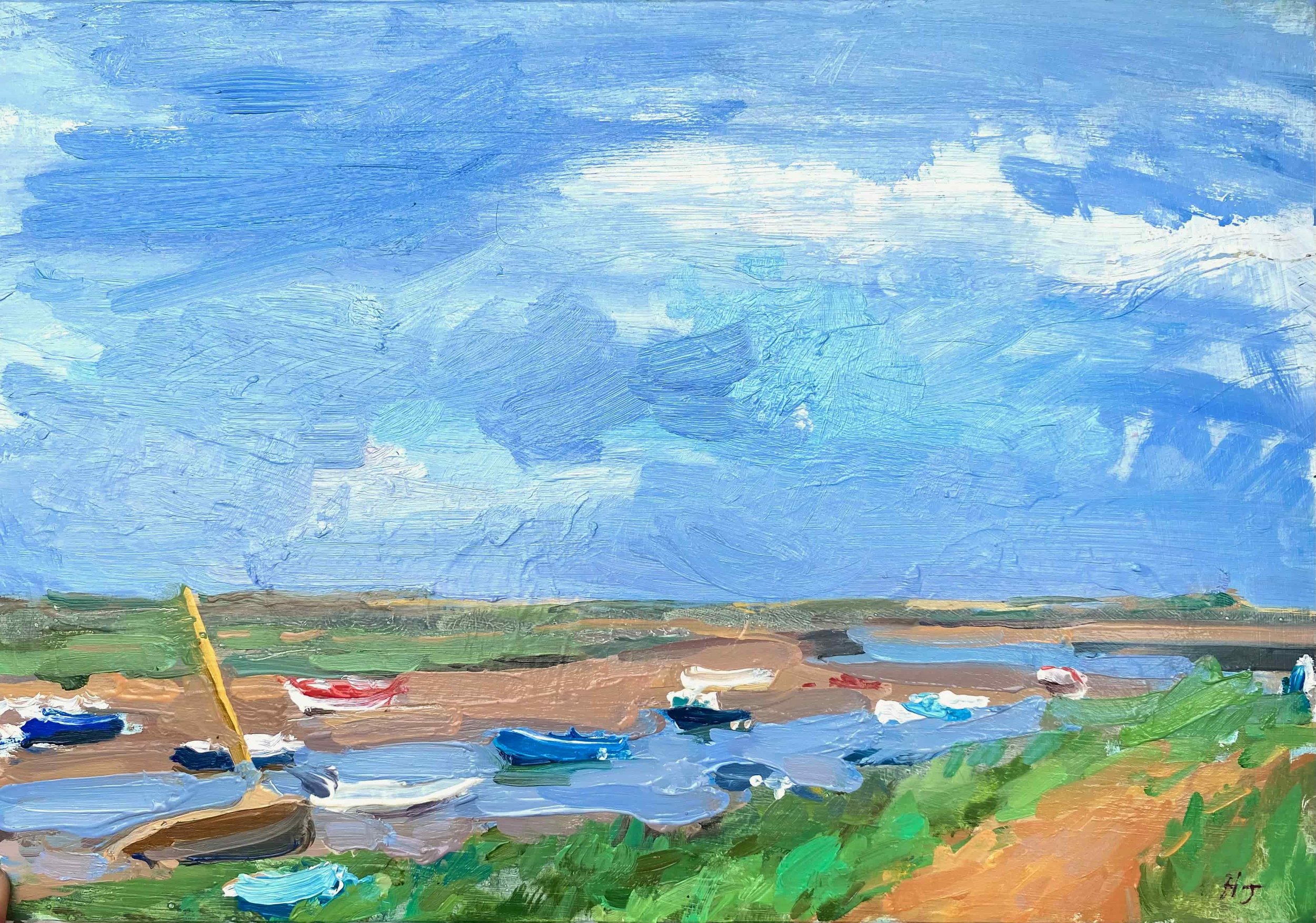 Blustery at Burnham-Overy