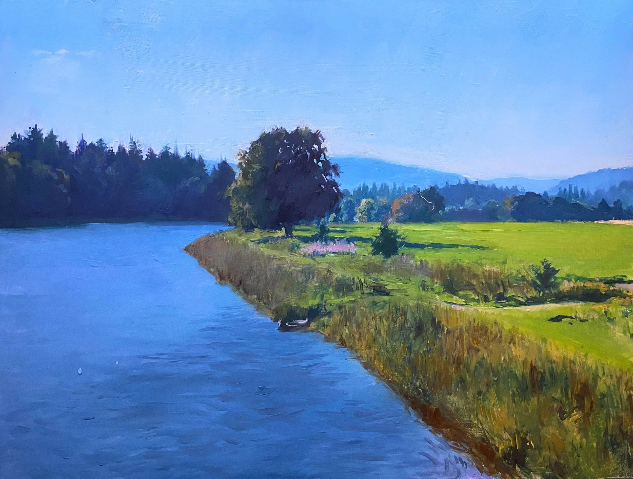Indian summer's day on the Tay at Murthly, Dunkeld