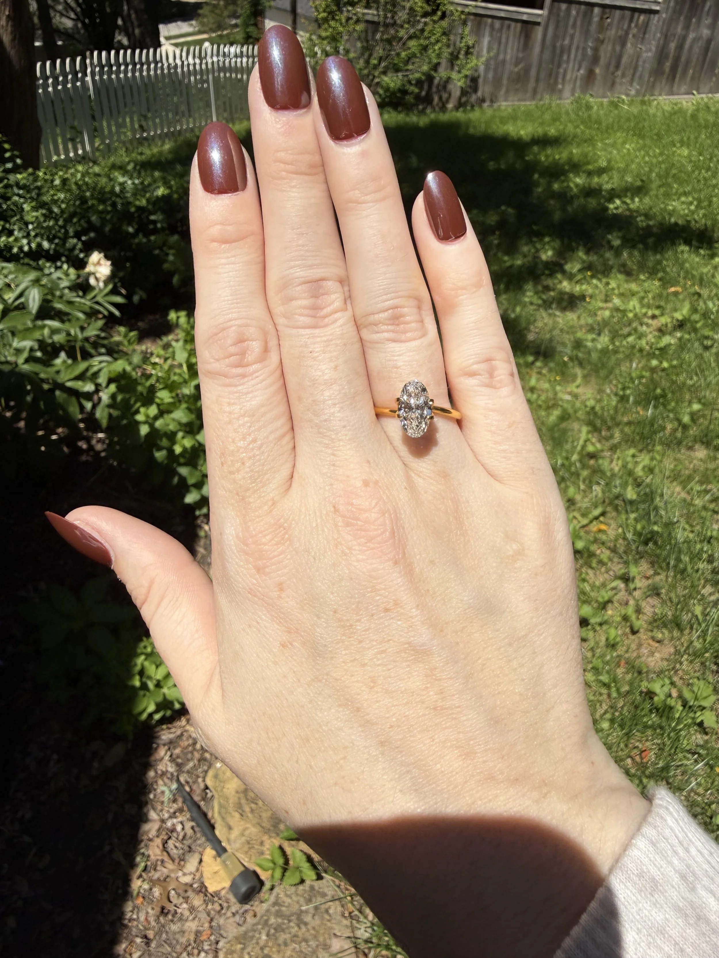 2.03ct Moval Lab Diamond Loose Stone