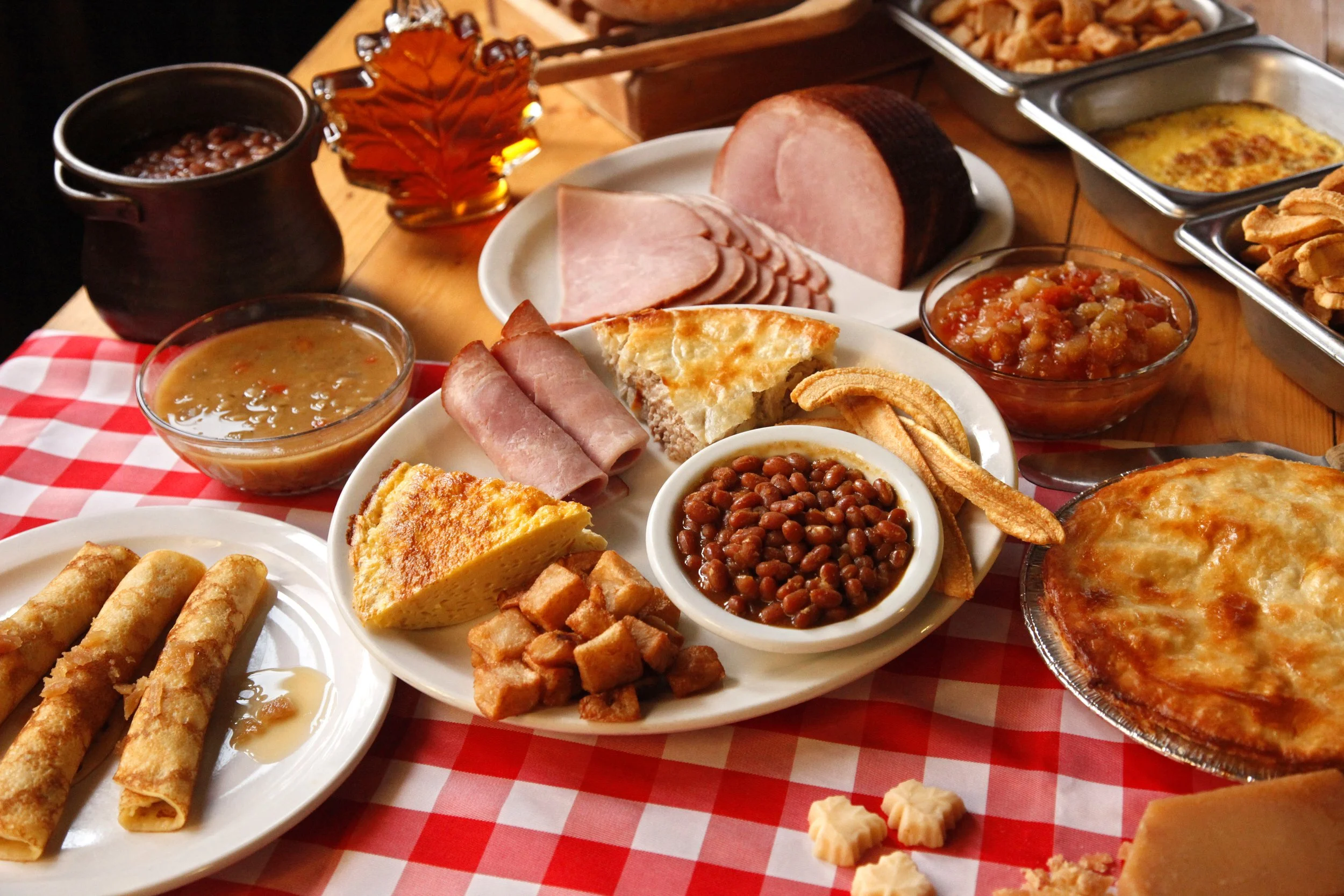 Repas de cabane à sucre