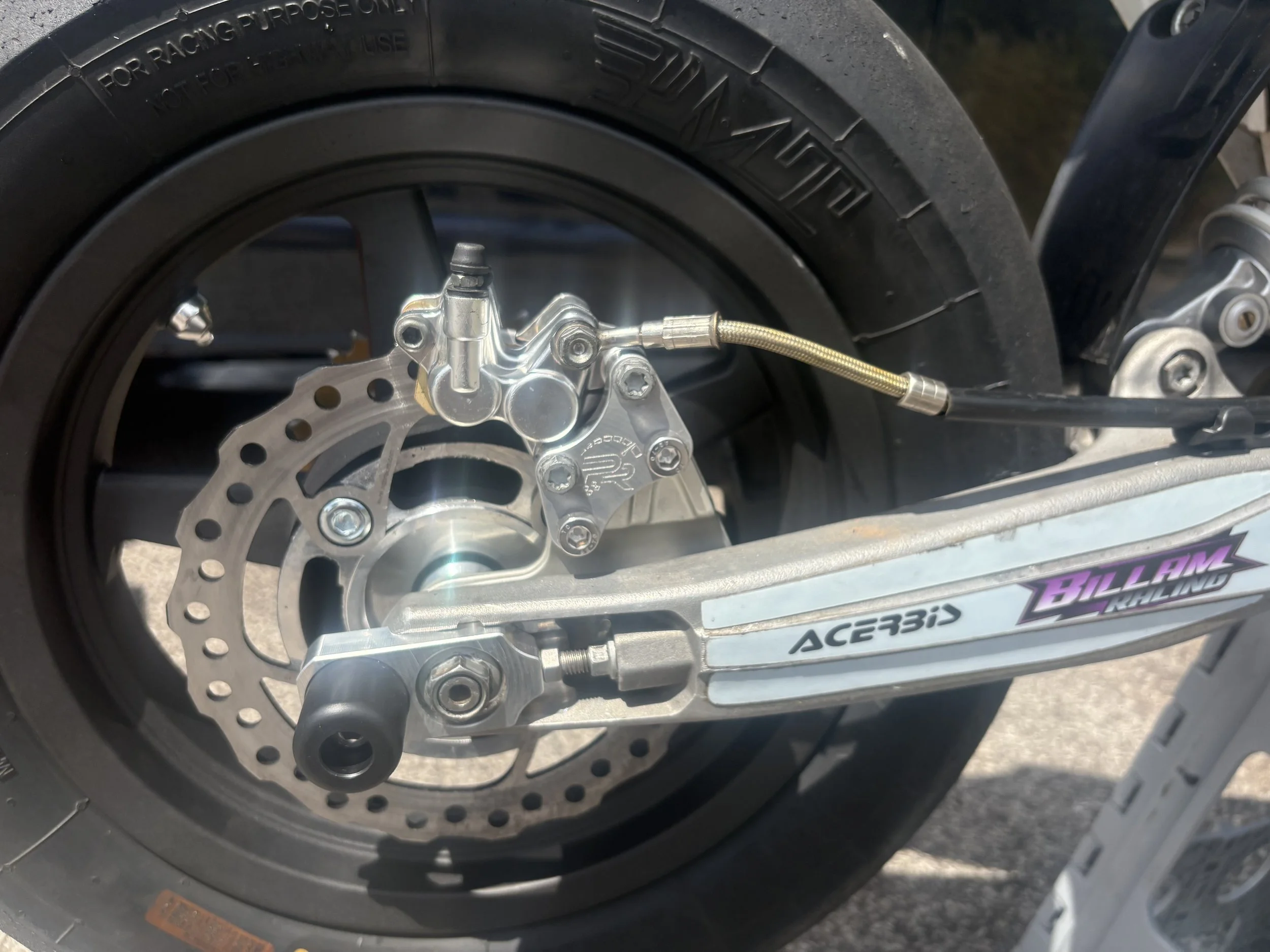 KTM 65 Symoto Rear Wheel Conversion Kit – Big Brake 190mm Disc