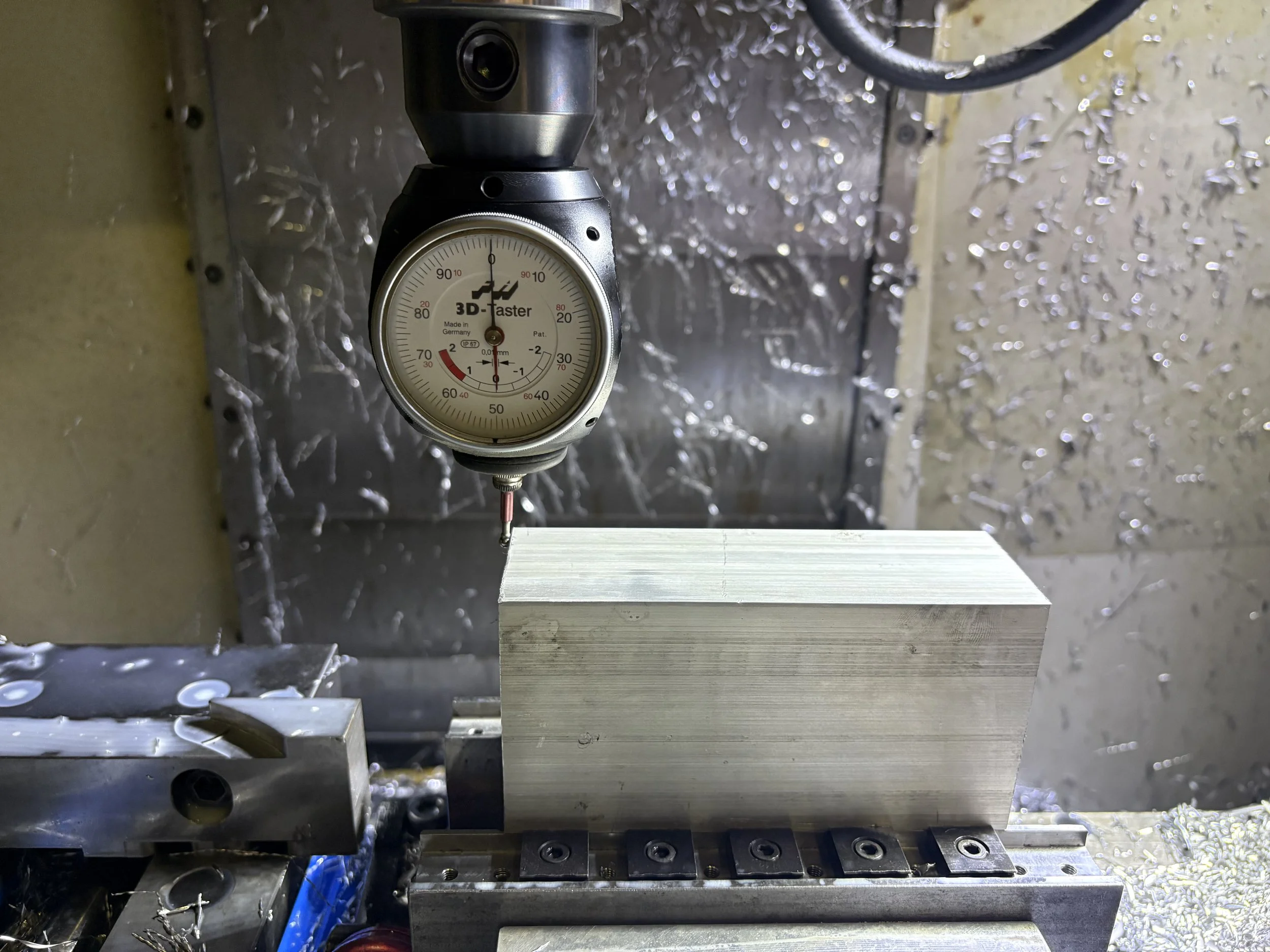 CNC milling machine setup