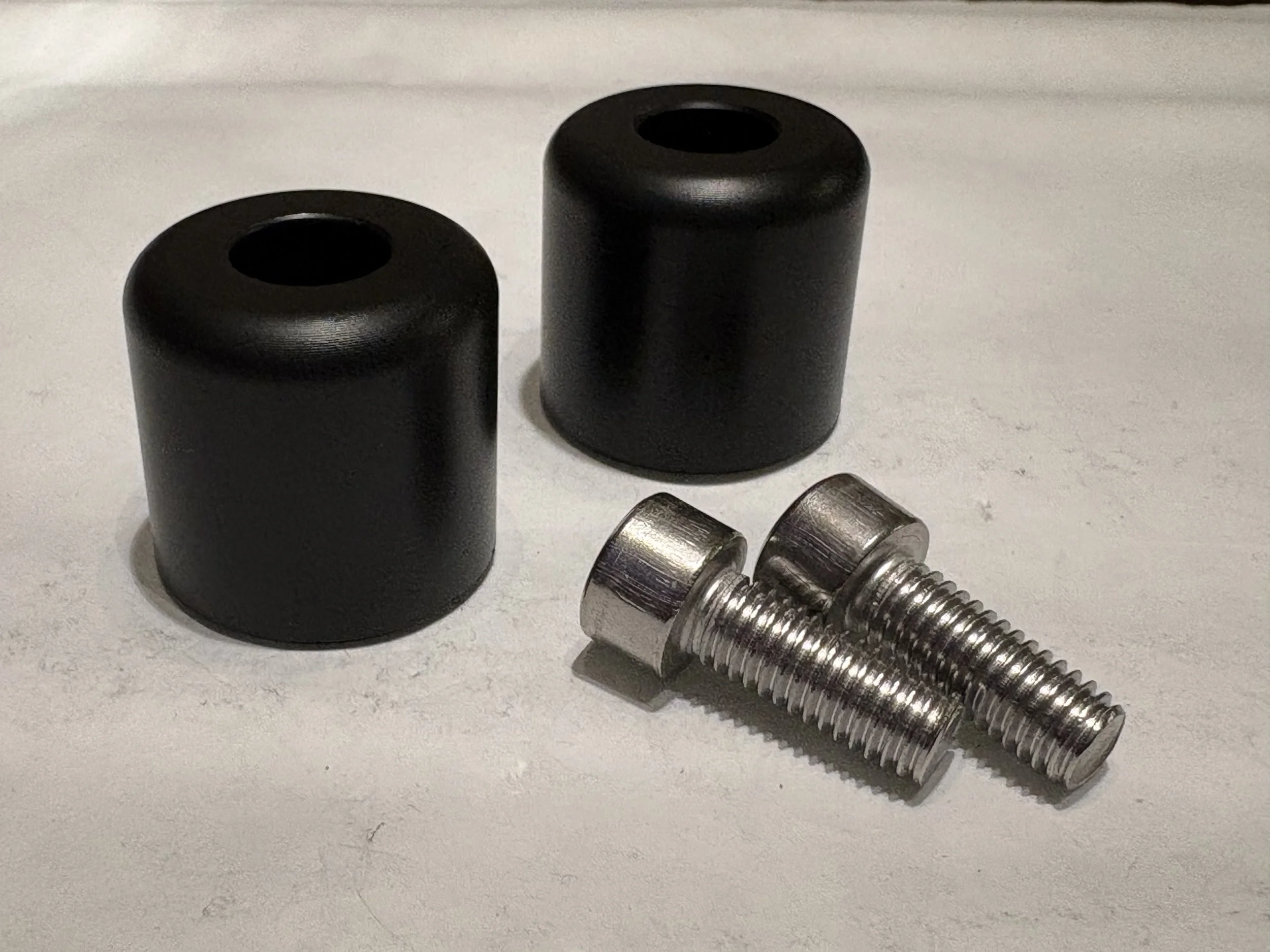 PITBIKE CRASH BOBBIN SLIDER 29MM X 28MM M8 BOLTS 2.jpeg