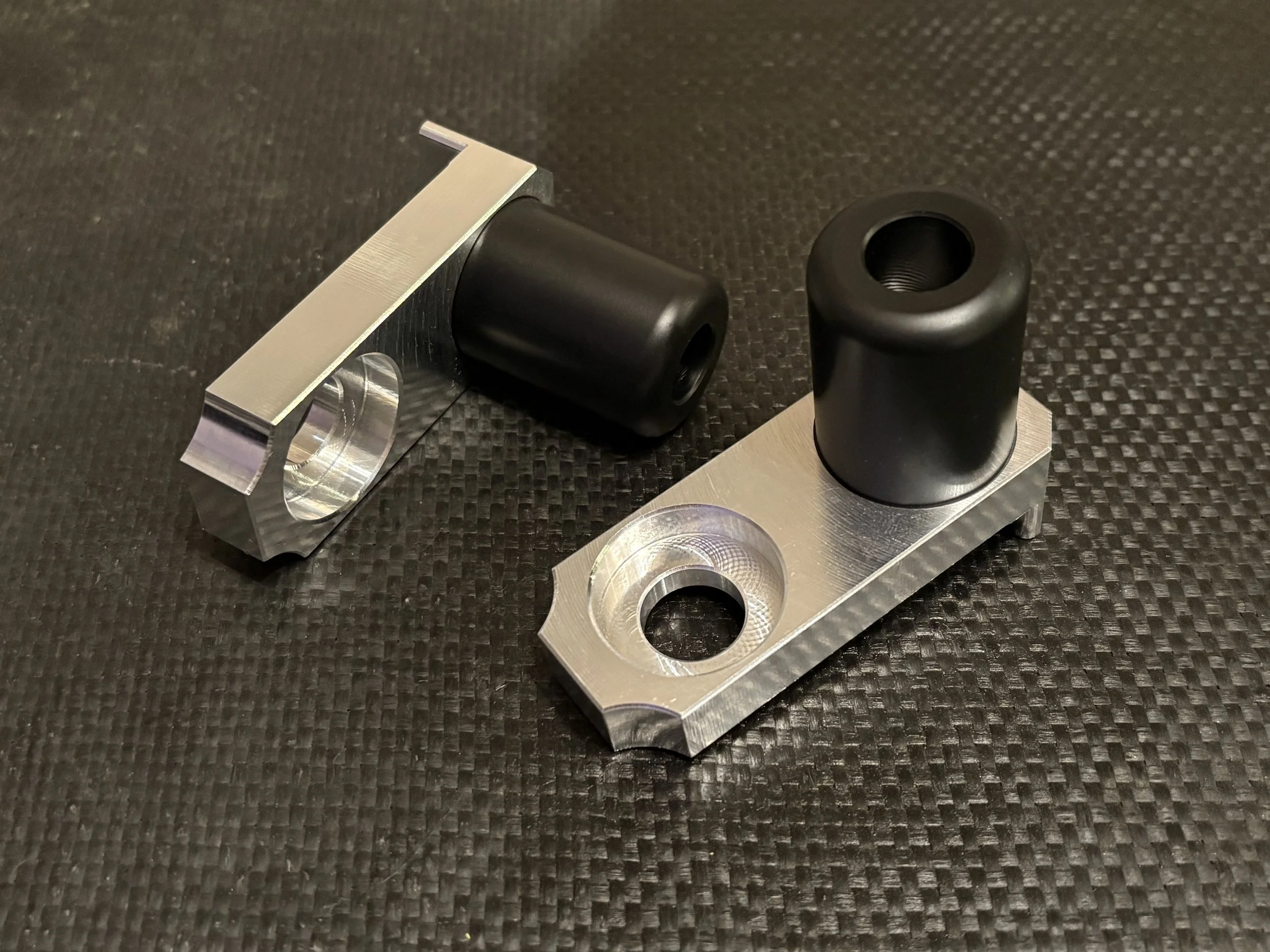 Pitbike Chain Rear Adjuster Blocks 15mm Axle 40mm Sliders