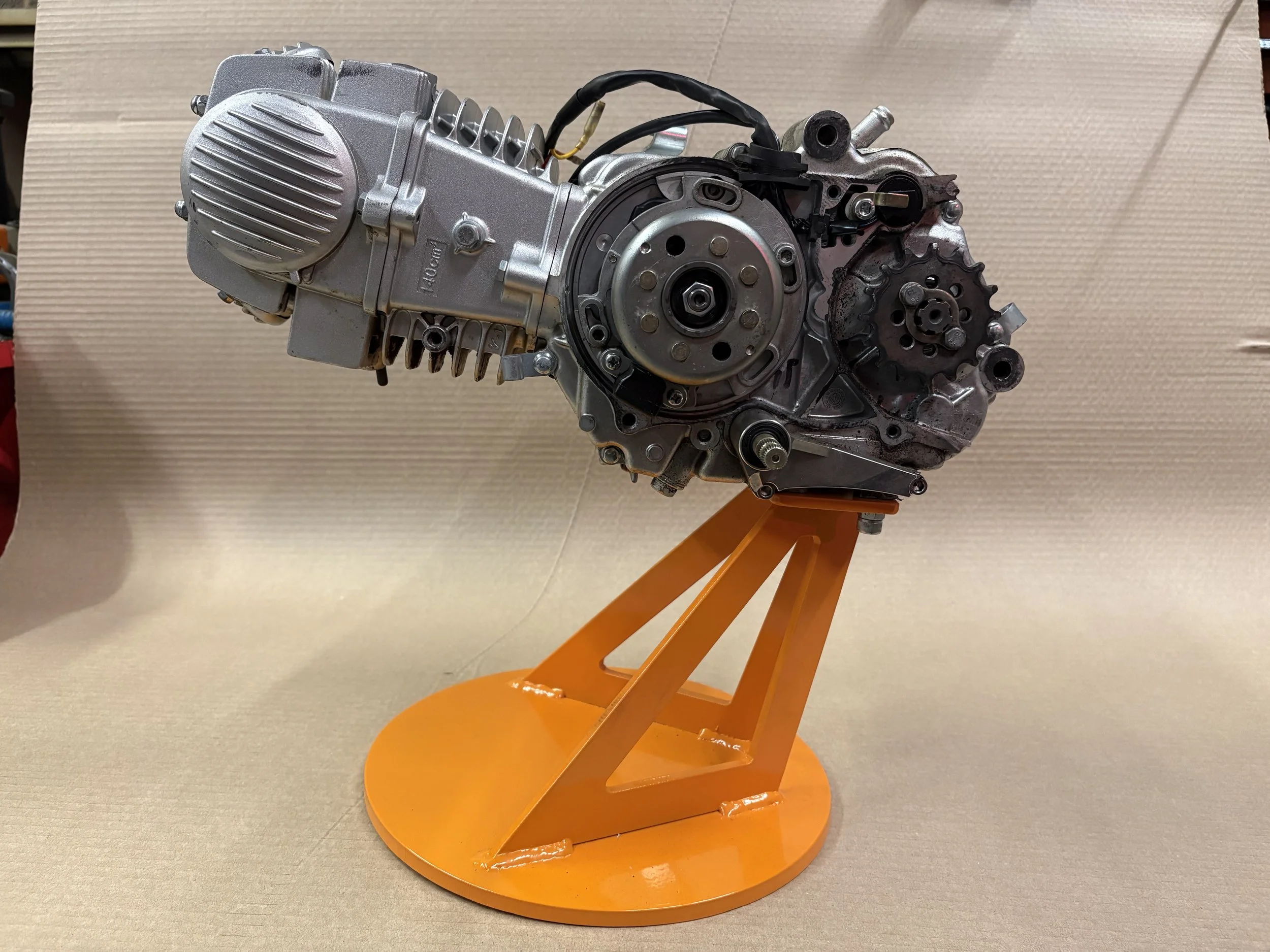 yx140 with vairable ignition flywheel1.JPG